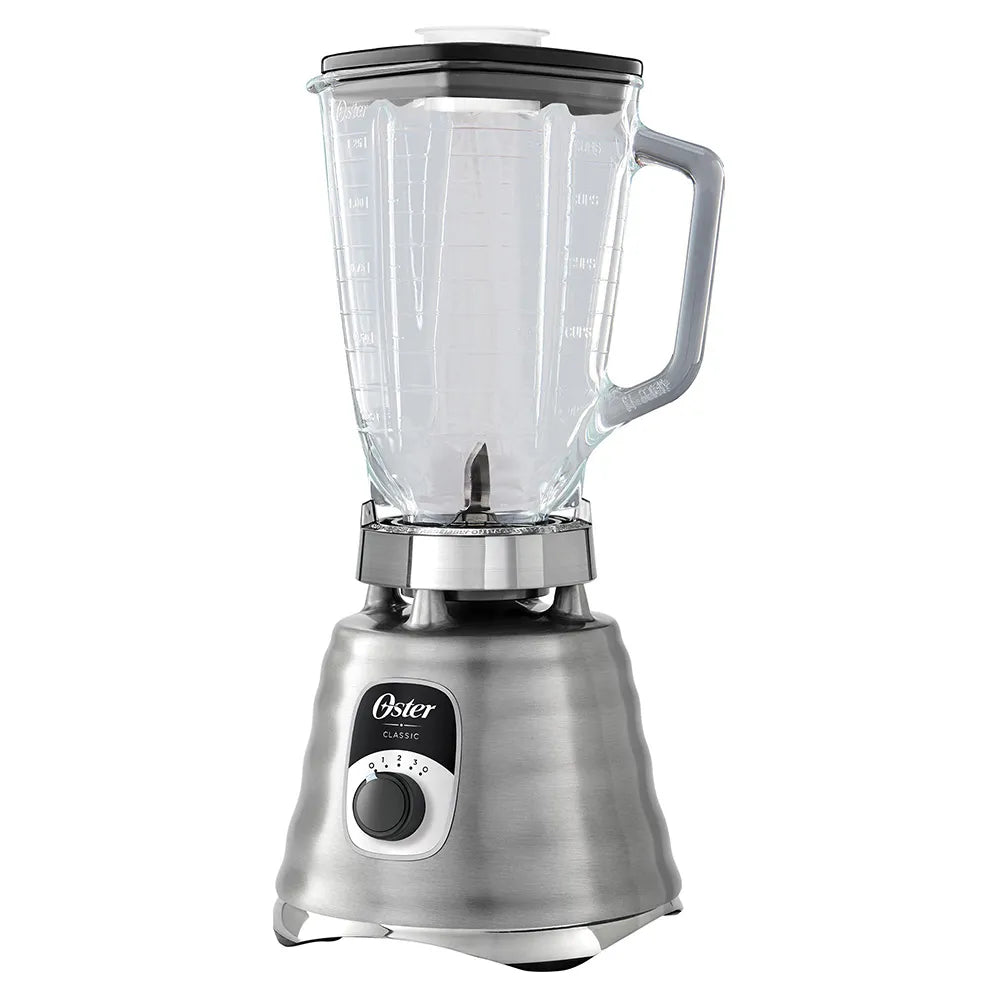 Licuadora clásica Oster® gris con perilla ergonómica de 3 velocidades BLST4655Z