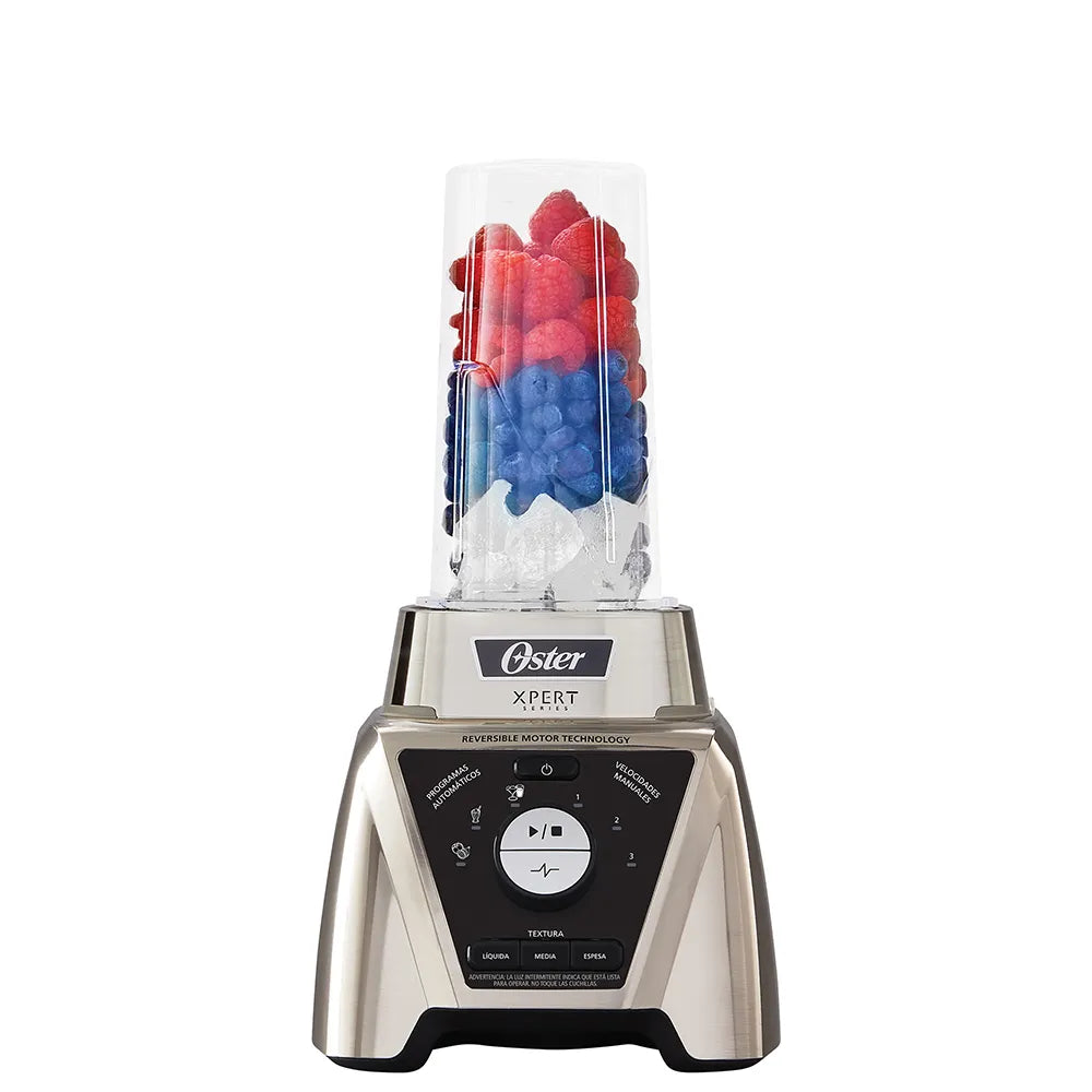 Licuadora Xpert Series™ niquelada con control de textura y accesorios BLST3BCAG
