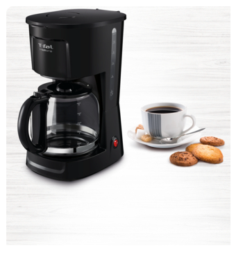 T-FAL CAFETERA DE FILTRO HELIORA GRANDE 12 TAZAS