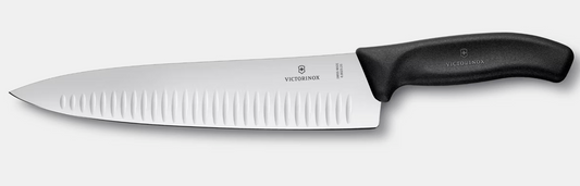 Cuchillo para chef Swiss Classic con filo con alvéolos
