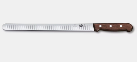 Cuchillo para salmón con mango de madera