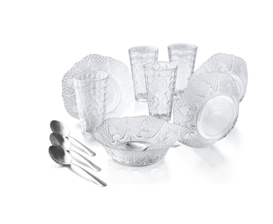 Juego Ideal Clasico Cristalino 12 Piezas