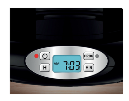 T-FAL CAFETERA DE FILTRO PROGRAMABLE SUBITO MINERAL GREY 12 TAZAS